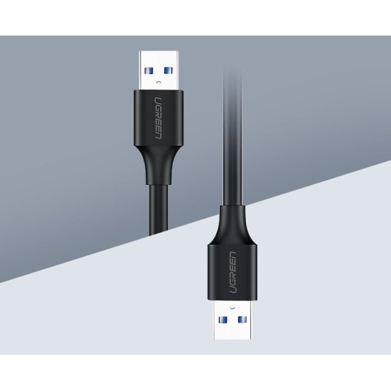 Ugreen cable USB 2.0 cable (male) - USB 2.0 (male) 1 m black (US128 10309)