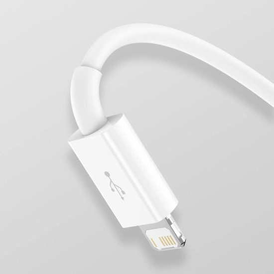 Baseus Superior 3in1 USB Cable - Lightning / USB Type C / Micro USB 3.5 A 1.5 m White (CAMLTYS-02)