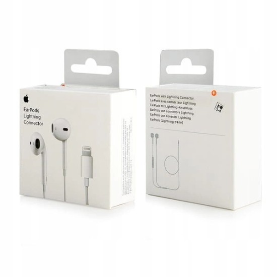 Apple EarPods in-ear headphones with Lightning tip for iPhone white (EU Blister)(MMTN2ZM/A)