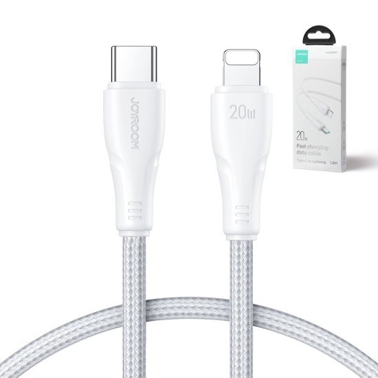 Joyroom USB C - Lightning 20W Surpass Series cable for fast charging and data transfer 1.2 m white (S-CL020A11)