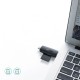 Ugreen adapter SD / micro SD card reader (USB-A / USB-C) black (CM304)