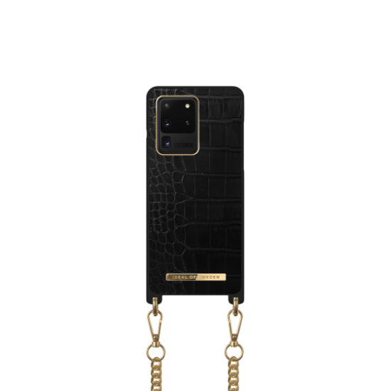[NZ] iDeal of Sweden Necklace - etui ochronne do Samsung Galaxy S20 Ultra (Jet Black Croco)